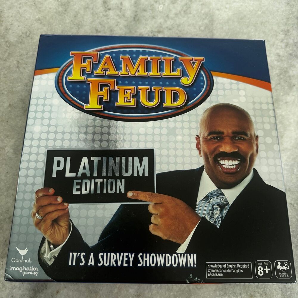 Family Feud Platinum Edition Board Game Ages 8+
